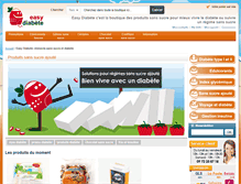 Tablet Screenshot of easy-diabete.com